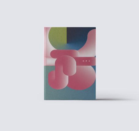 libro con cubierta letras diseño